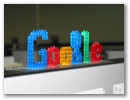 Google Logo in Pixelblocks